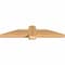 Ekena Millwork Eugene Smooth Timber Gable Bracket, Western Red Cedar, 48"W x 10"H x 3 1/2"D x 5 1/2"F, 5/12 Pitch GBW048X10X0406EUG00SWR - alternate 5